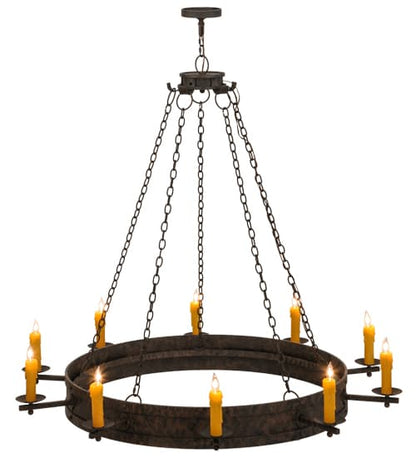 Parnella 10 Light 60" Wide Taper Candle Ring Chandelier
