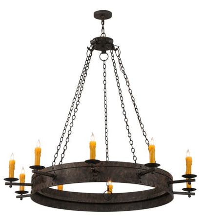 Parnella 10 Light 60" Wide Taper Candle Ring Chandelier