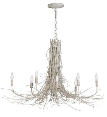 Twigs 8 Light 20" Wide Candle Style Chandelier