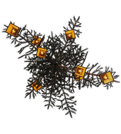 Pine Branch 8 Light 48" Wide Chandelier