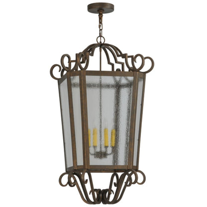 Meyda Tiffany Marin 6 Light 26" Wide Taper Candle Pendant