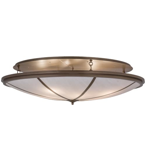 Commerce 8 Light 60" Wide Semi-Flush Bowl Ceiling Fixture