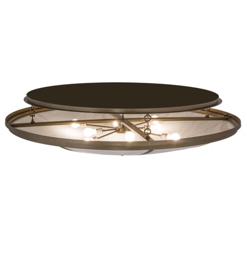 Commerce 8 Light 60" Wide Semi-Flush Bowl Ceiling Fixture