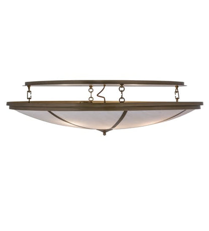 Commerce 8 Light 60" Wide Semi-Flush Bowl Ceiling Fixture