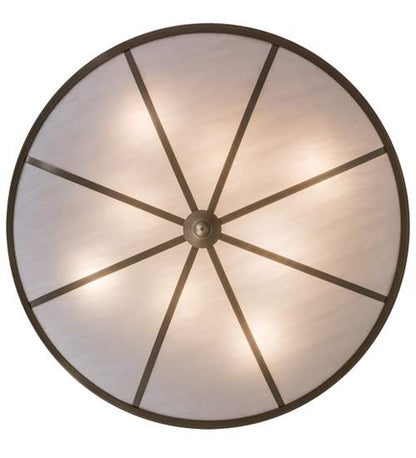 Commerce 8 Light 60" Wide Semi-Flush Bowl Ceiling Fixture