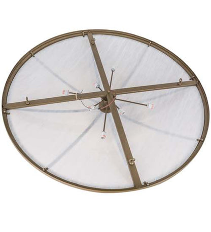 Commerce 8 Light 60" Wide Semi-Flush Bowl Ceiling Fixture