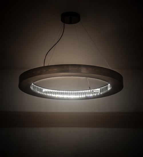 Hickory Treasures 40" Wide Wood Pendant