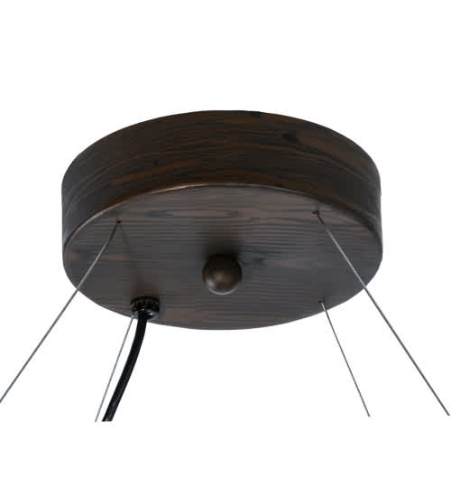 Hickory Treasures 40" Wide Wood Pendant