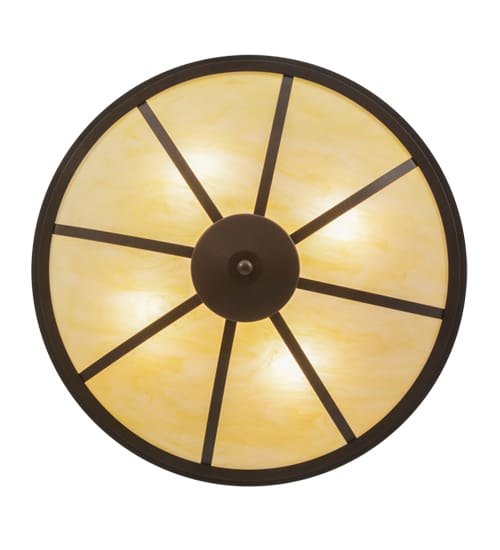 Commerce 4 Light 30" Wide Semi-Flush Bowl Ceiling Fixture