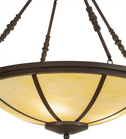 Commerce 4 Light 30" Wide Semi-Flush Bowl Ceiling Fixture