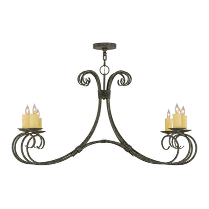 Meyda Tiffany Elon 8 Light 24" Wide Taper Candle Style Chandelier