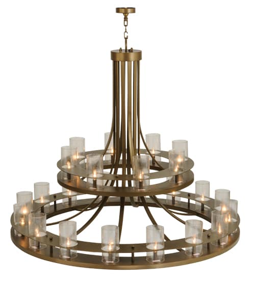 Arion 24 Light 60" Wide Taper Candle Pendant