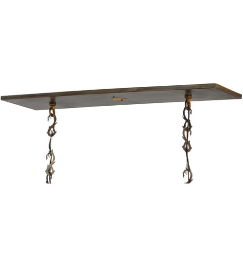 Deer Through the Trees 9 Light 20" Wide Linear Pendant