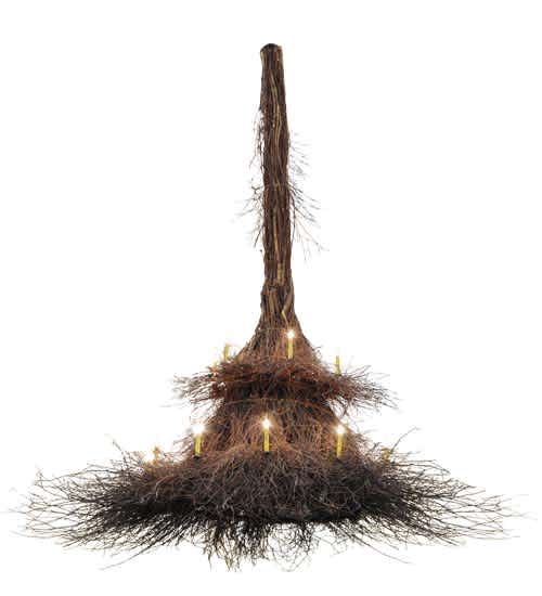 Twigs 18 Light 120" Wide Candle Style Chandelier