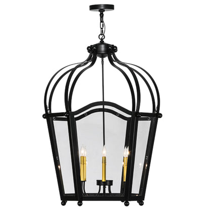 Meyda Tiffany Citadel 6 Light 33" Wide Taper Candle Pendant