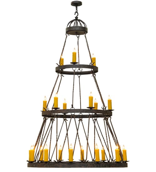 Lakeshore 21 Light 54" Wide Taper Candle Style Chandelier