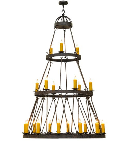 Lakeshore 21 Light 54" Wide Taper Candle Style Chandelier