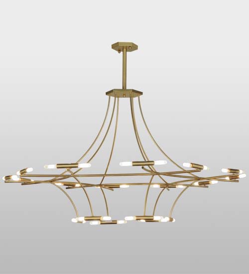 ISON 36 Light 87" Wide Ring Chandelier