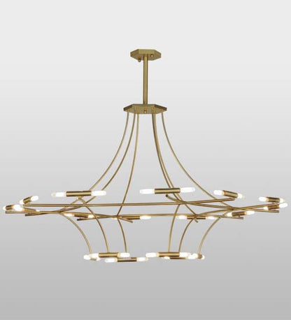 ISON 36 Light 87" Wide Ring Chandelier
