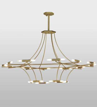ISON 36 Light 87" Wide Ring Chandelier
