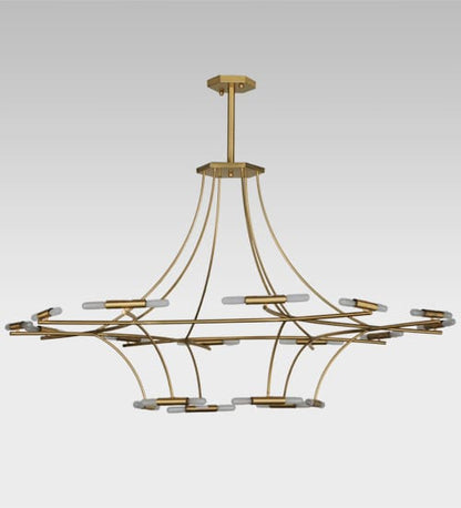 ISON 36 Light 87" Wide Ring Chandelier