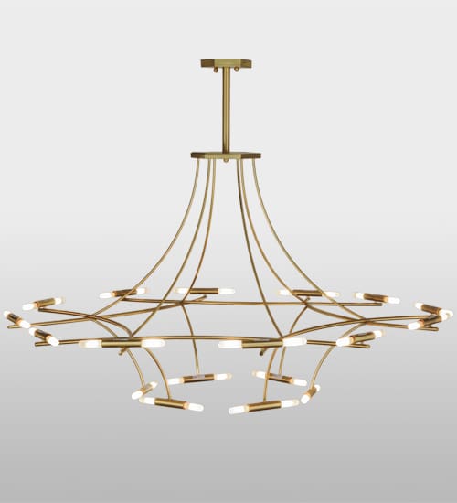 ISON 36 Light 87" Wide Ring Chandelier