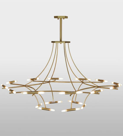 ISON 36 Light 87" Wide Ring Chandelier