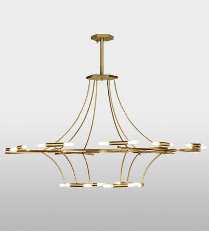 ISON 36 Light 87" Wide Ring Chandelier