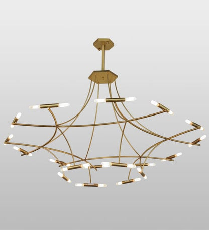 ISON 36 Light 87" Wide Ring Chandelier