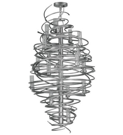 Cyclone 18 Light 30" Wide Ring Chandelier