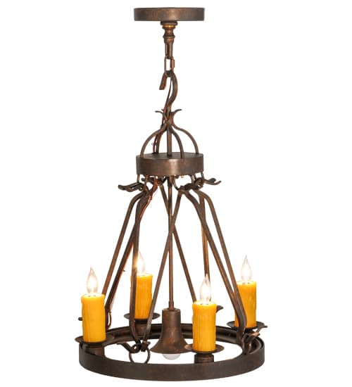 Lakeshore 4 Light 18" Wide Taper Candle Multi Light Pendant