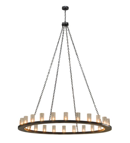 Loxley 24 Light 72" Wide Ring Chandelier