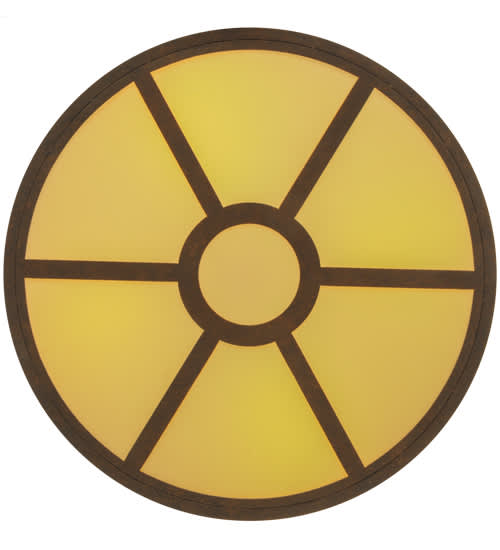 Donya 4 Light 26" Wide Semi-Flush Drum Ceiling Fixture - Gilded Tobacco Finish
