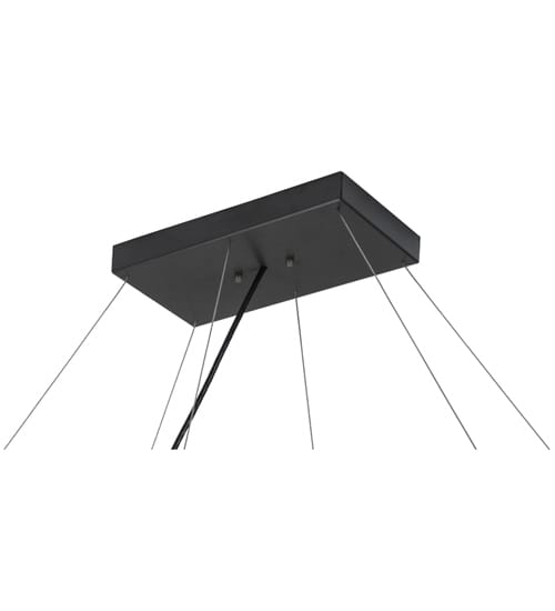 Linne 36" Wide Abstract Linear Pendant