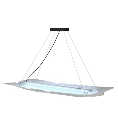 Linne 24" Wide Abstract Linear Pendant
