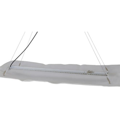 Linne 24" Wide Abstract Linear Pendant