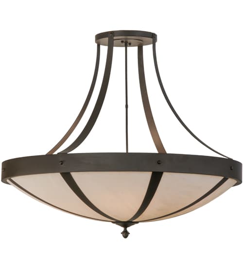 Urban 6 Light 42" Wide Semi-Flush Bowl Ceiling Fixture
