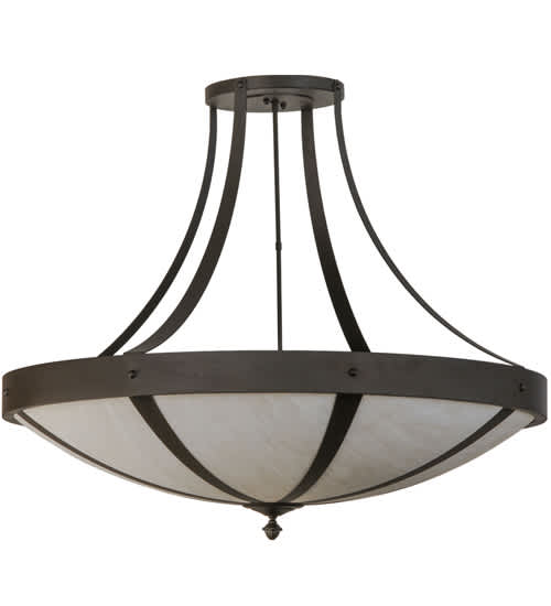 Urban 6 Light 42" Wide Semi-Flush Bowl Ceiling Fixture