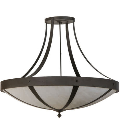 Urban 6 Light 42" Wide Semi-Flush Bowl Ceiling Fixture
