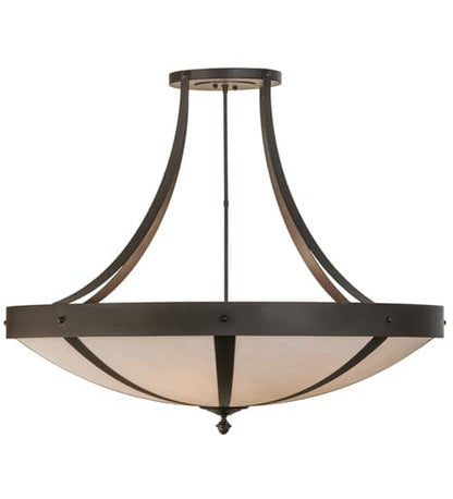 Urban 6 Light 42" Wide Semi-Flush Bowl Ceiling Fixture