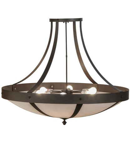 Urban 6 Light 42" Wide Semi-Flush Bowl Ceiling Fixture