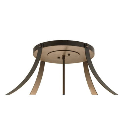 Urban 6 Light 36" Wide Semi-Flush Bowl Ceiling Fixture - Oil Rubbed Bronze Finish