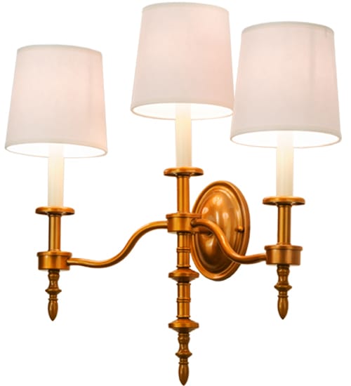 Toby 3 Light 22" Tall Wall Sconce