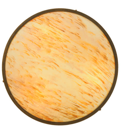 Dionne 3 Light 30" Wide Semi-Flush Bowl Ceiling Fixture - Antique Copper Finish