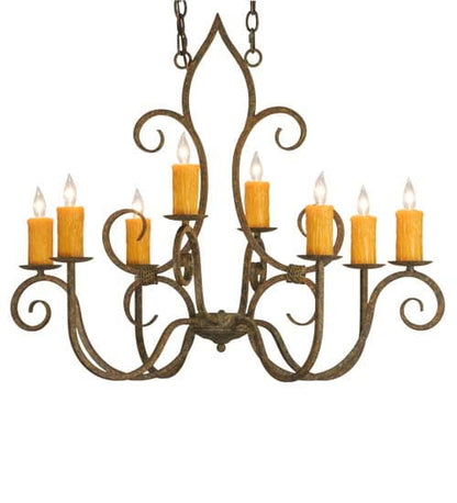 Clifton 8 Light 26" Wide Taper Candle Style Chandelier