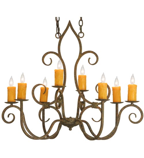 Clifton 8 Light 26" Wide Taper Candle Style Chandelier