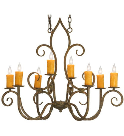 Clifton 8 Light 26" Wide Taper Candle Style Chandelier
