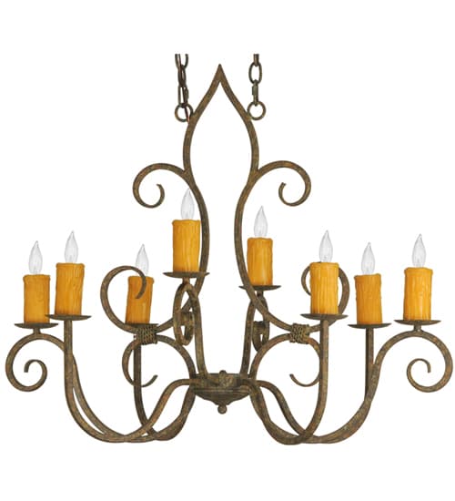 Clifton 8 Light 26" Wide Taper Candle Style Chandelier