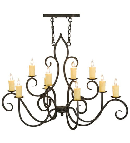 Clifton 10 Light 28" Wide Taper Candle Style Chandelier