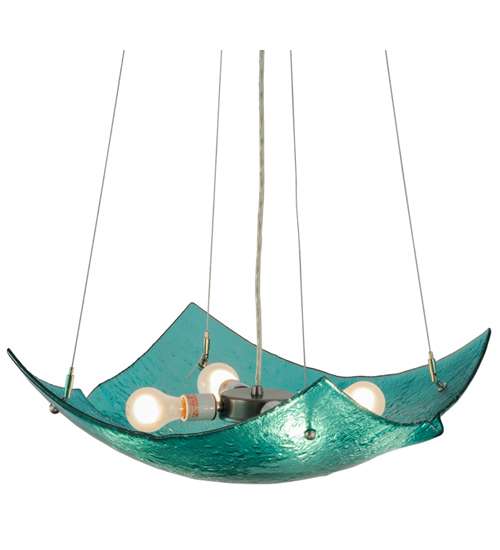 Metro 4 Light 26" Wide Abstract Pendant